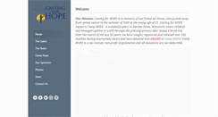 Desktop Screenshot of castingforhope.com